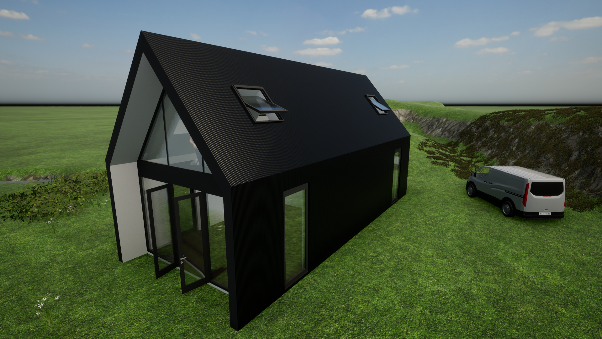 Cold-formed steel framing constructie